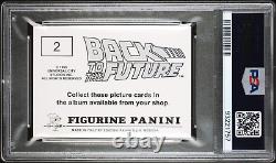 1985 PANINI BACK TO THE FUTURE STICKERS 2 DOC BROWN PSA 8 (Christopher Lloyd)