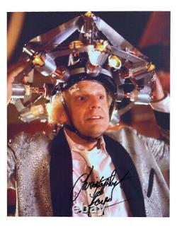 8x10 Back to the Future Print Signed by Christopher Lloyd 100% Authentic + COA