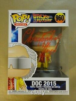 Autographed CHRISTOPHER LLOYD Signed Doc 2015 Back To The Future FUNKO POP COA
