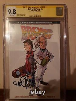 BACK TO THE FUTURE #6 CGC 9.8 SS Signed michael j. Fox