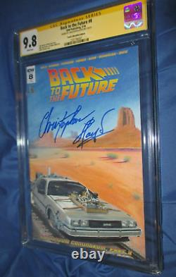 BACK TO THE FUTURE #8 CGC 9.8 SS Signed by Christopher Lloyd DOC BROWN