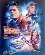 Back To The Future Photo Cast Signed By Michael J Fox Christopher Lloyd Zemeckis