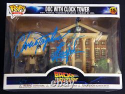 BECKETT Cert CHRISTOPHER LLOYD SIGNED Back to the Future Funko Clock Tower