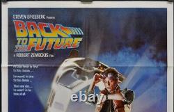 Back To The Future 1985 STUDIO-STY MOVIE POSTER MICHAEL J. FOX CHRISTOPHER LLOYD