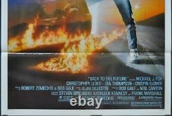 Back To The Future 1985 STUDIO-STY MOVIE POSTER MICHAEL J. FOX CHRISTOPHER LLOYD