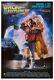 Back To The Future 2 Cast X5 Signed Movie Poster Michael J Fox Christopher Lloyd