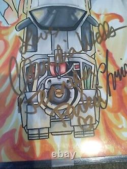 Back To The Future Christopher Lloyd Claudia Wells Signed 11x17 Original Art