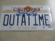 Back To The Future Christopher Lloyd Signed/autographed License Plate. Beckett