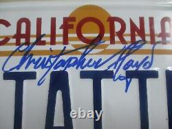 Back To The Future Christopher Lloyd Signed/autographed License Plate. Beckett