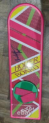Back To The Future II Michael J Fox & Christopher lloyd Signed Hoverboard PROP