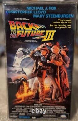 Back To The Future III Sealed Watermark VHS 1990 Micheal J Fox Christopher Lloyd