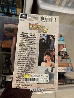 Back To The Future III Sealed Watermark VHS 1990 Micheal J Fox Christopher Lloyd