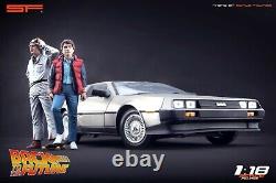 Back To The Future, Michael J Fox Christopher Lloyd Figurines, by SF, 1/18