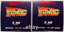 Back To The Future, Michael J Fox Christopher Lloyd Figurines, by SF, 1/18