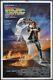 Back To The Future Orig 1985 Nss Movie Poster Michael J. Fox Christopher Lloyd