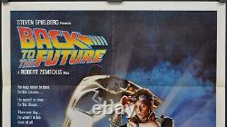 Back To The Future ORIG 1985 NSS MOVIE POSTER MICHAEL J. FOX CHRISTOPHER LLOYD