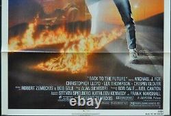 Back To The Future ORIG 1985 NSS MOVIE POSTER MICHAEL J. FOX CHRISTOPHER LLOYD