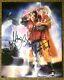 Back To The Future Signed Photo By Michael J Fox And Christopher Lloyd + Coa