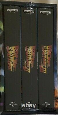 Back To The Future Trilogy Hdzeta 4k Uhd Steelbook Rare Boxset New & Sealed