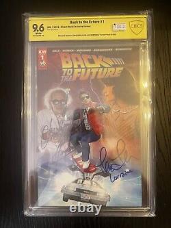 Back to the Future #1 Wizard World Variant Signed Christopher Lloyd Lea Thompson