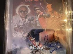 Back to the Future #1 Wizard World Variant Signed Christopher Lloyd Lea Thompson