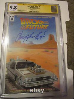 Back to the Future #8 graded comic CGC 9.8 signed by Christopher Lloyd