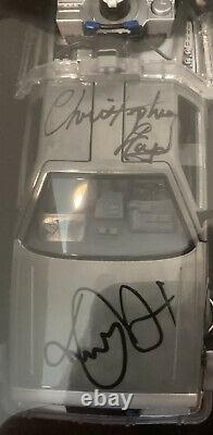 Back to the Future Delorean Signed by Michael J Fox and Christopher Lloyd