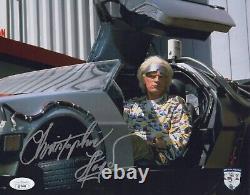 Back to the Future- Doc Brown 8x10 photo signed by Christopher Lloyd JSA COA