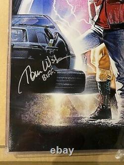 Back to the Future II Signed by Christopher Lloyd Michael J Fox Celebrity Authe