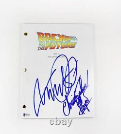 Back to the Future Michael J Fox Christopher Lloyd Signed Autographed Script BAS