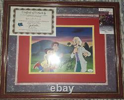 Back to the Future Signed Christopher Lloyd Framed Original Production Cel COAs