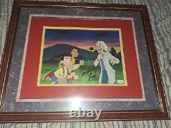 Back to the Future Signed Christopher Lloyd Framed Original Production Cel COAs