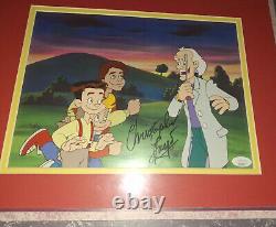 Back to the Future Signed Christopher Lloyd Framed Original Production Cel COAs