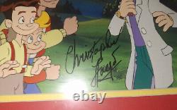 Back to the Future Signed Christopher Lloyd Framed Original Production Cel COAs