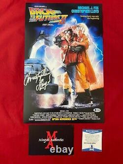 CHRISTOPHER LLOYD AUTOGRAPHED SIGNED 11x17 PHOTO! BACK TO THE FUTURE! BECKETT