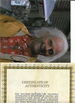 CHRISTOPHER LLOYD Back to the Future Autographed 8 x 10 Signed Photo COA