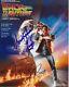 Christopher Lloyd & Michael J. Fox Signed Autographed Back To The Future Photo