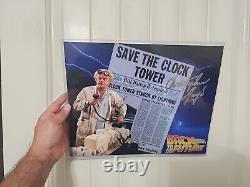 CHRISTOPHER LLOYD SIGNED 11x14 PHOTO! BACK TO THE FUTURE! BECKETT COA! DOC BROWN