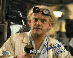 CHRISTOPHER LLOYD SIGNED 8x10 PHOTO BACK TO THE FUTURE BECKETT COA! DOC BROWN