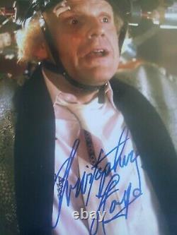 CHRISTOPHER LLOYD SIGNED 8x10 PHOTO! BACK TO THE FUTURE! JSA COA! DOC BROWN