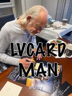 CHRISTOPHER LLOYD SIGNED 8x10 PHOTO BACK TO THE FUTURE With BECKETT COA! DOC BROWN