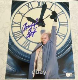 CHRISTOPHER LLOYD SIGNED AUTOGRAPH 11x14 BACK TO THE FUTURE PHOTO BECKETT A