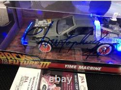 CHRISTOPHER LLOYD SIGNED BACK TO THE FUTURE DIECAST DELOREAN JSA Certified