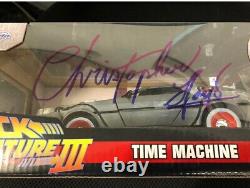 CHRISTOPHER LLOYD SIGNED BACK TO THE FUTURE DIECAST DELOREAN JSA Certified