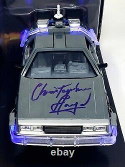 CHRISTOPHER LLOYD Signed BACK TO THE FUTURE 2 124 DeLorean BAS # WK69005