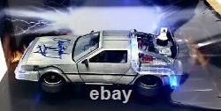 CHRISTOPHER LLOYD Signed BACK TO THE FUTURE 2 124 DeLorean BAS # WK69019