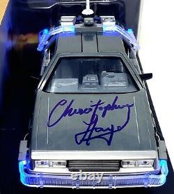 CHRISTOPHER LLOYD Signed BACK TO THE FUTURE 2 124 DeLorean BAS # WK69019