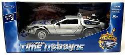 CHRISTOPHER LLOYD Signed BACK TO THE FUTURE 2 Delorean 124 Toy Car BAS #P99514