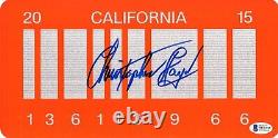 CHRISTOPHER LLOYD Signed BACK TO THE FUTURE 2 Licence Plate Bas #WE43168