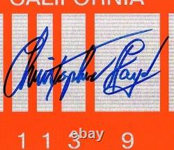 CHRISTOPHER LLOYD Signed BACK TO THE FUTURE 2 Licence Plate Bas #WE43168